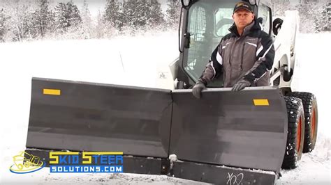 youtube snow plow skid steer|skid steer snow plow price.